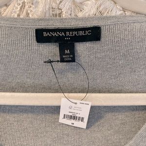 NWT Banana Republic Factory Pleated Fit-and-Flare Sweater Dress